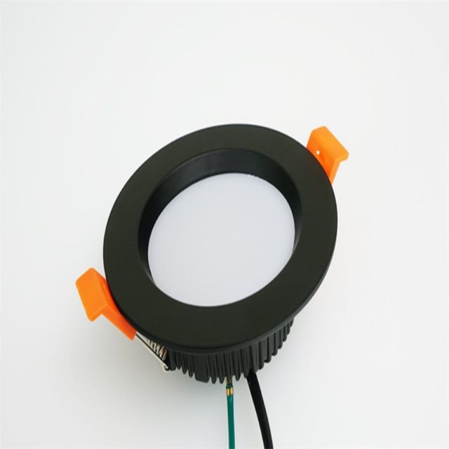 유니크 매입등 디밍 3인치 75mm 외경98mm 주광 5700K 블랙 원형천장등 거실다운라이트 다운등