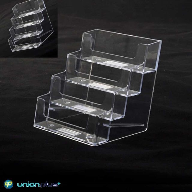 명함꽂이 4단꽂이 99x102x85mm 아크릴명함꽂이4단 명함꽂이4단 카드꽂이 명함대