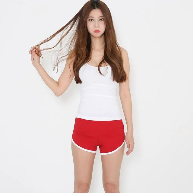 아이돌 반바지 트레이닝팬츠 짧은 3부 홈웨어 운동복 