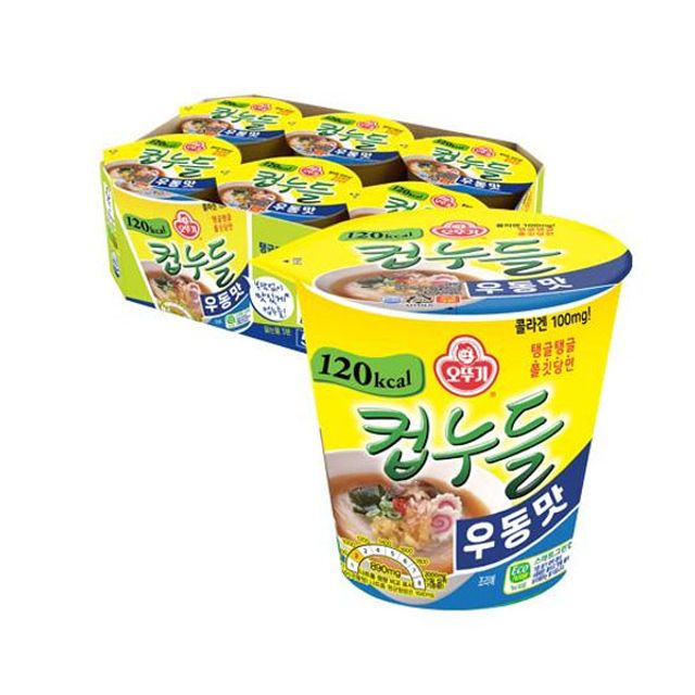 오뚜기 컵누들 우동맛 소컵 6입 번들 세트