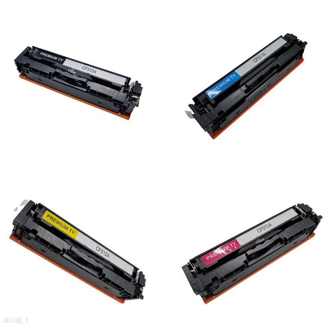 _color LJ PRO MFP M180n 재생토너 4색검정.