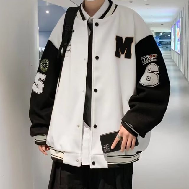 2컬러 HSTORY 야구점퍼