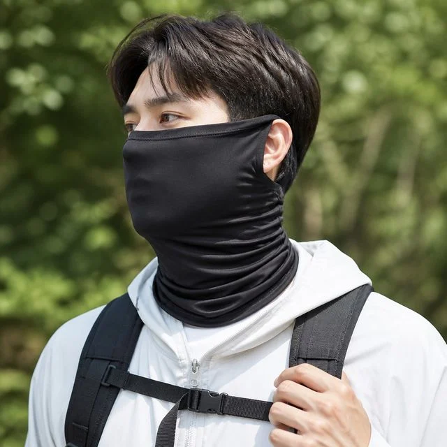 페이스 커버 자외선 차단 마스크 귀걸이형 햇빛 쿨링 골프 등산 스포츠