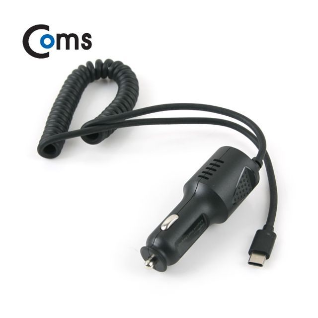 Coms 차량용 고속 충전기 (USB 3.1 Type C) 퀵차지