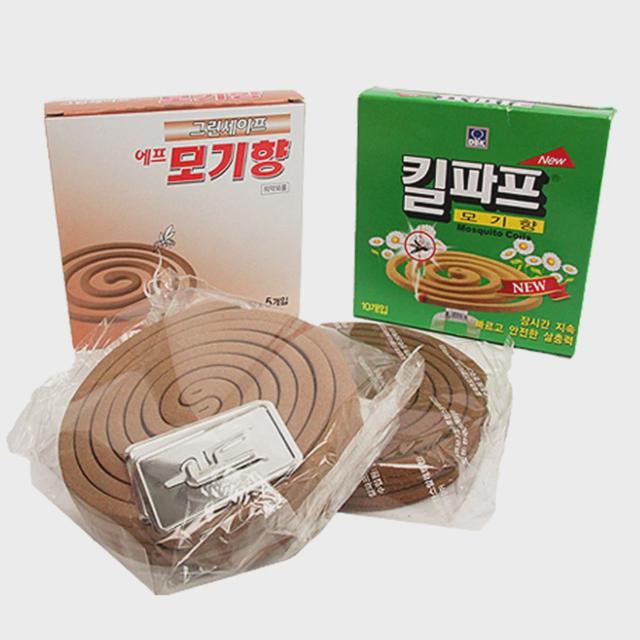 킬파프 그린세이프 모기향 10개입