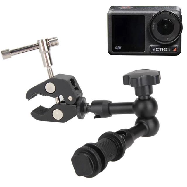 DJI 오즈모 액션 4 호환 액션캠 집게 클램프 거치대 핸드폰 카메라