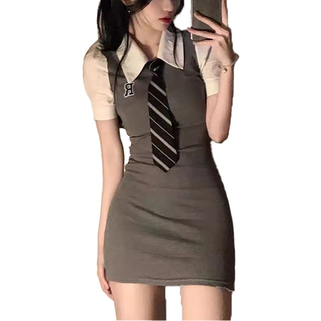 이플 여성 일본 교복 원피스 jk유니폼 코스프레
