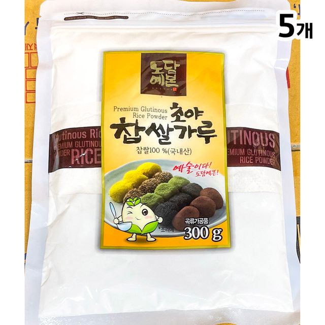 초야 찹쌀가루 국산 100% 300g X5