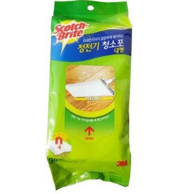 대형 청소용 일회용 마른 청소포 리필 정전기
