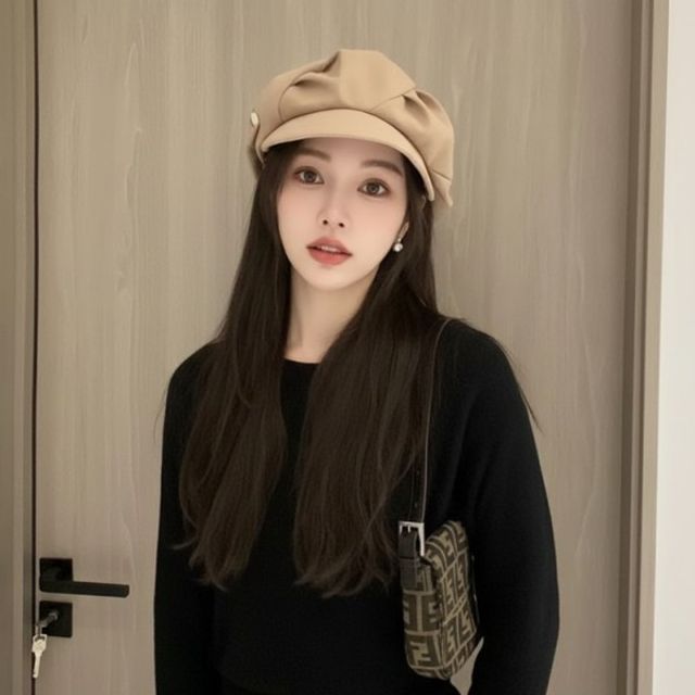 여성 겨울 울 베레모 빵모자 데일리 화가모자 20대 포인트 아이템