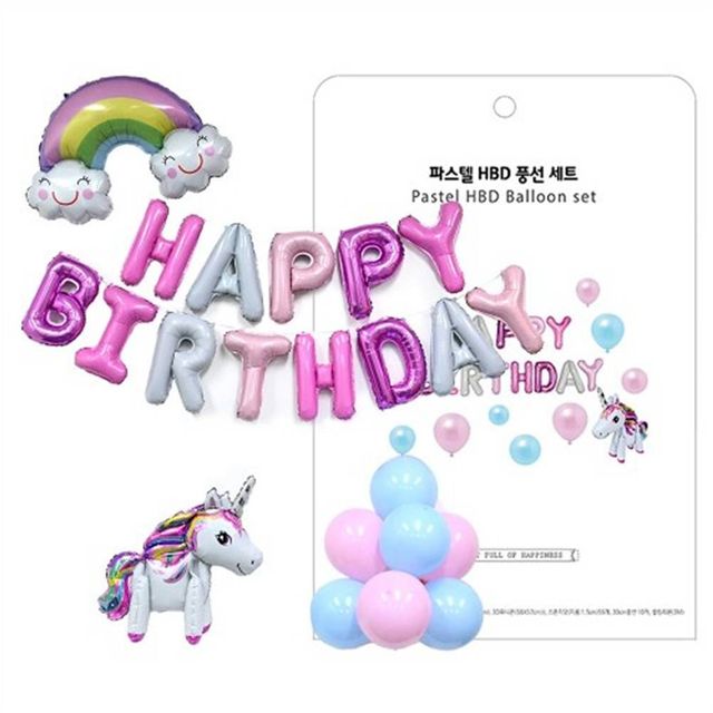 TBZ (PC) 파스텔 HBD 장식세트
