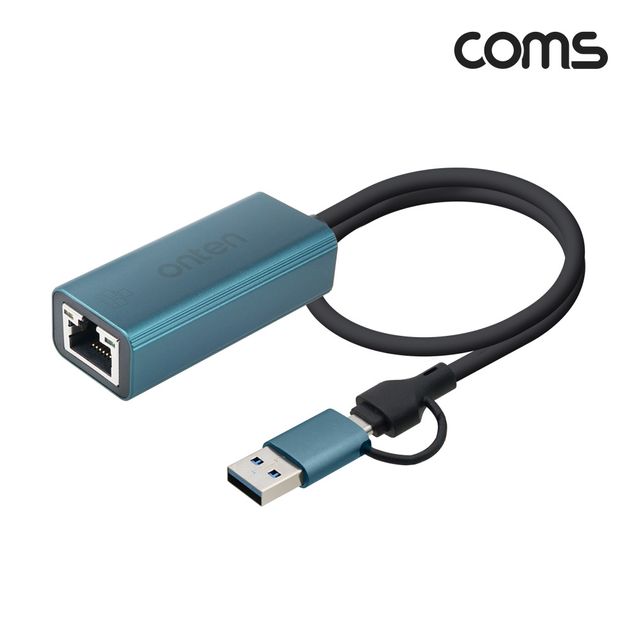 기가비트 USB Type C Type A to RJ45 이더넷 컨버터 케이블 유선랜카드 10 100 1000Mbps Gigabit 꼬리물기