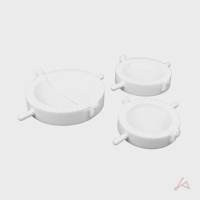 플라스틱 만두 제조기 3P 세트 간편 만두 빚기 틀