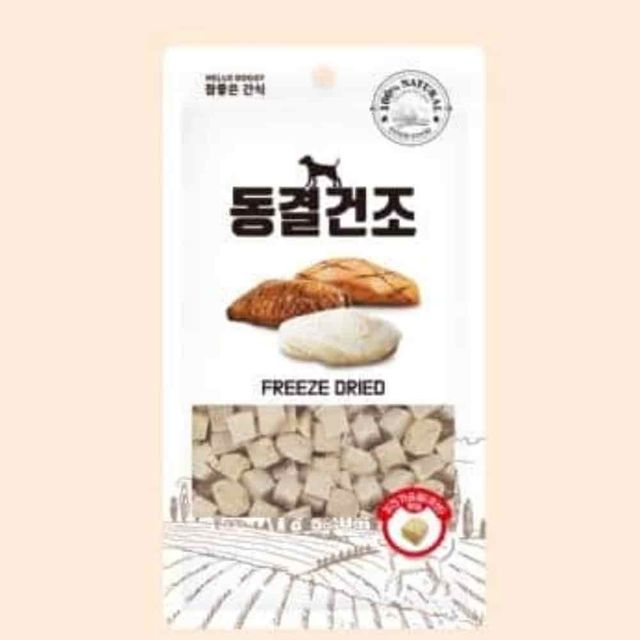 간식 동결건조 치킨가슴살큐브 80g 강아지큐브간식 애견간식큐브 반려견닭가슴살 애견동결건조간식