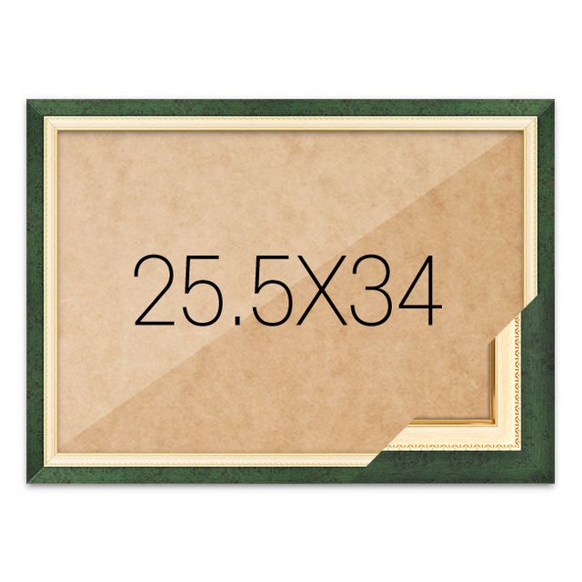 퍼즐액자 25.5x34 고급형 수지 그린