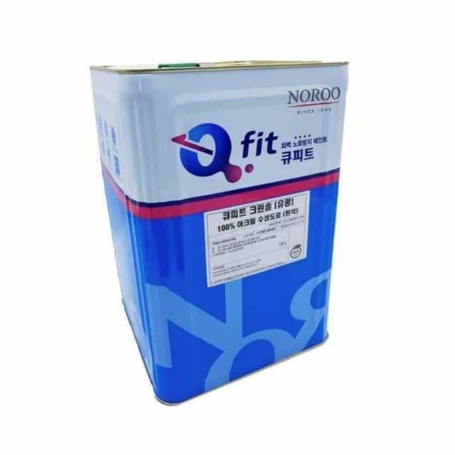 큐피트 크린솔 외부용 18L 아이보리페인트 야외용페인트