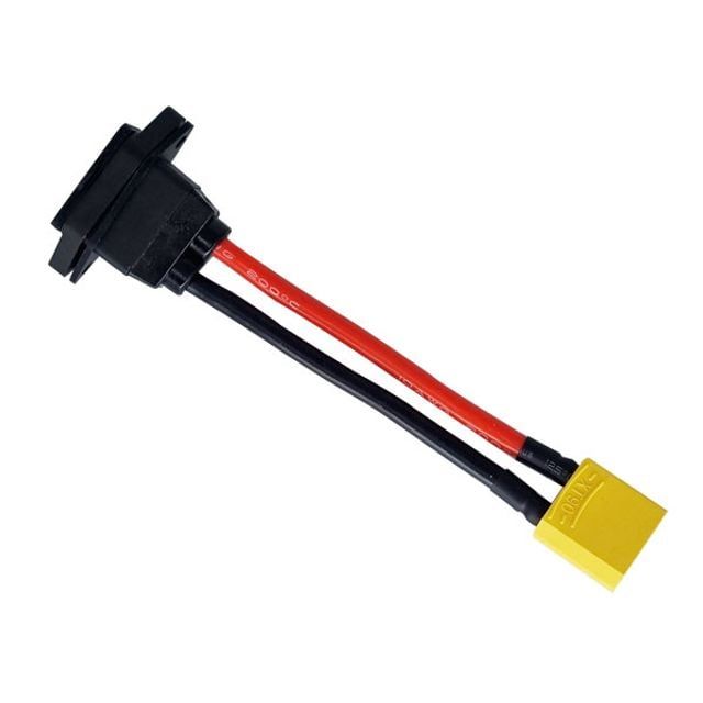 XT90-BTM 전기자동차배터리연결케이블 XT90 10AWG 숫