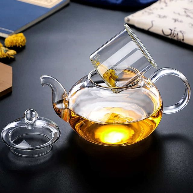 내열유리 차주전자 1.5L 내열유리티팟 차유리주전자