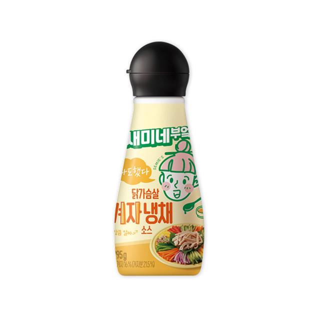 샘표 새미네 닭가슴살 겨자냉채 소스 295g