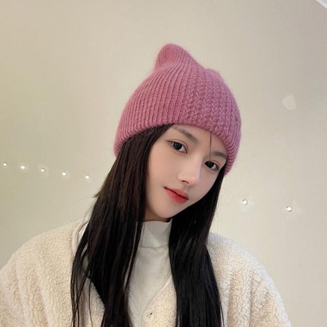 꽈배기모자 겨울 니트모자, 고양이 비니 봄 예쁜모자