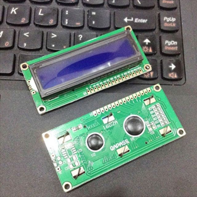 LCD 1602 디스플레이 변환모듈 보드 아두이노 텍스트