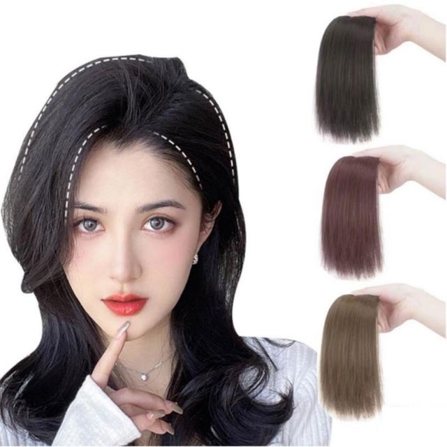 길이 20CM 헤어피스 붙임머리 자연스러운 머리뽕 가발