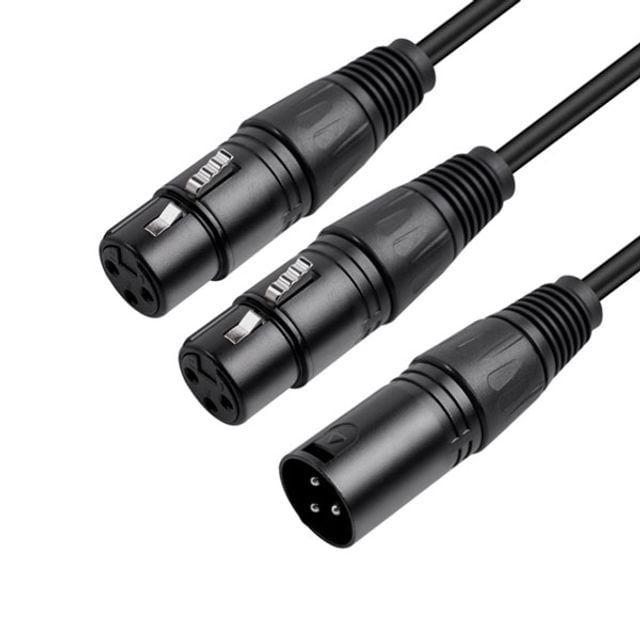 XLR 케이블 캐논 Y자 분배 마이크선 1XLR(수) 2XLR(암) SMC201 벨톤