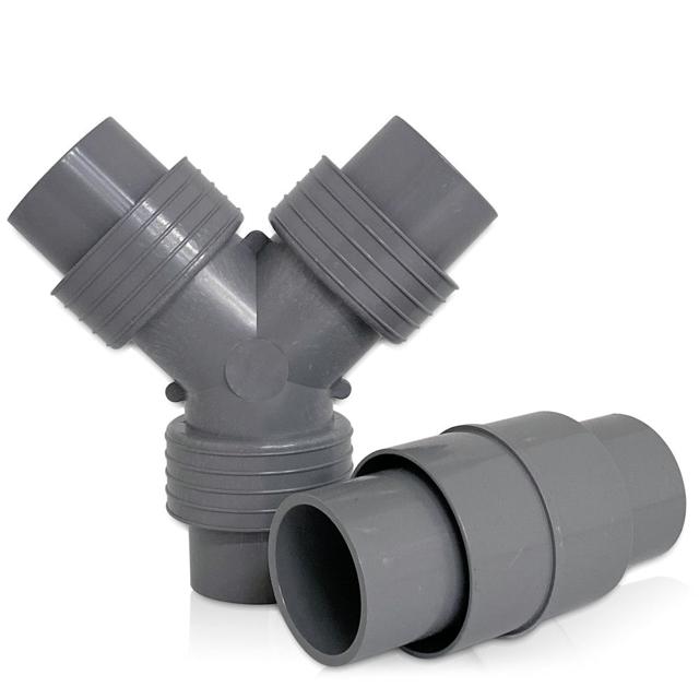 38mm(대) 씽크대 배수호스 연결구 일자 Y자형 배수관