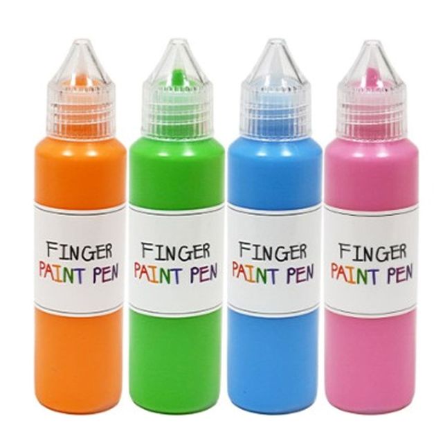 x 세트 50ml 페인트펜 프리지아 4색 핑거