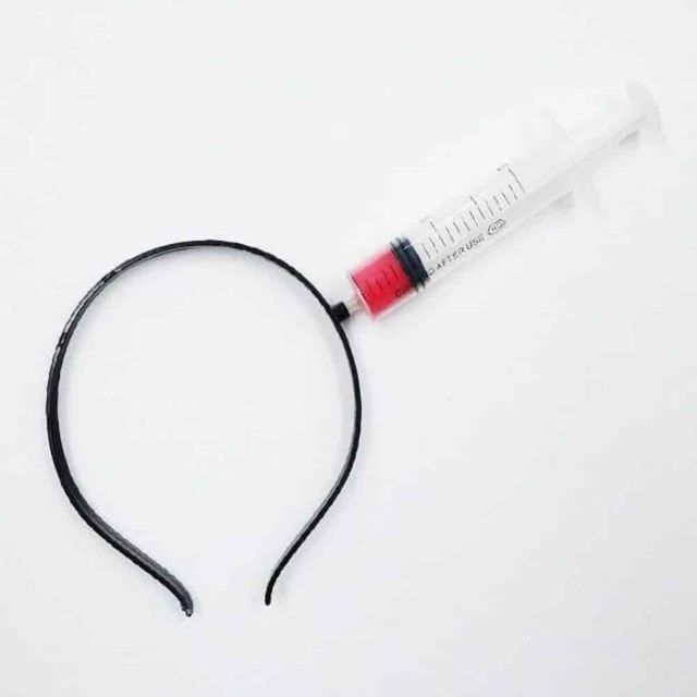 할로윈 주사기 머리띠 할로윈머리띠 할로윈코스튬 할로윈소품 공포소품