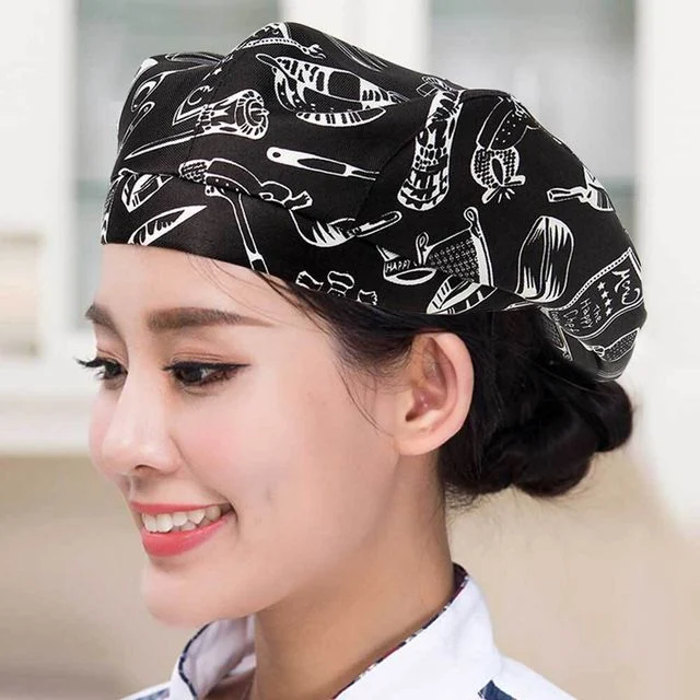 주방 위생 모자 베레모 스타일 식품위생모 업소용 모자