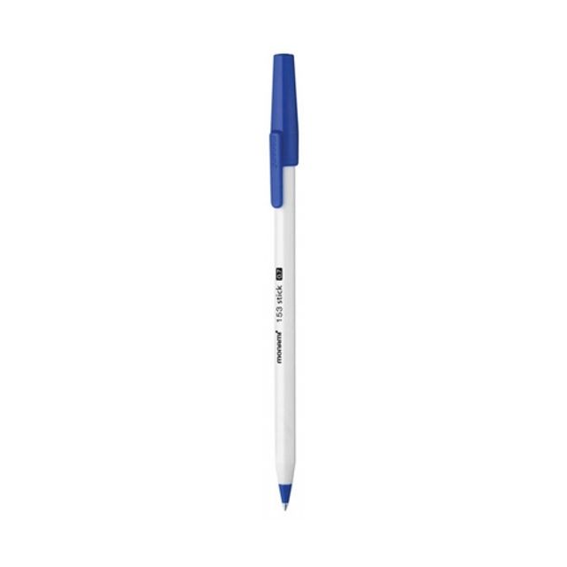 혜명몰 모나미 153스틱 볼펜 0.7mm 청색 - 타 (12개입) 볼펜주문제작 볼펜만들기 커스텀펜 판촉물펜 볼펜가