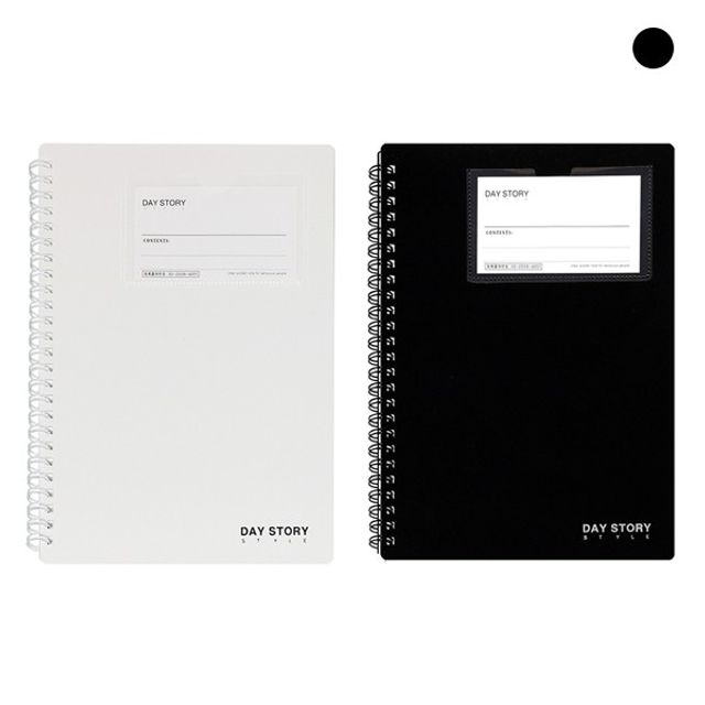 데이스토리 포켓스프링노트A5 블랙 150매 154x225