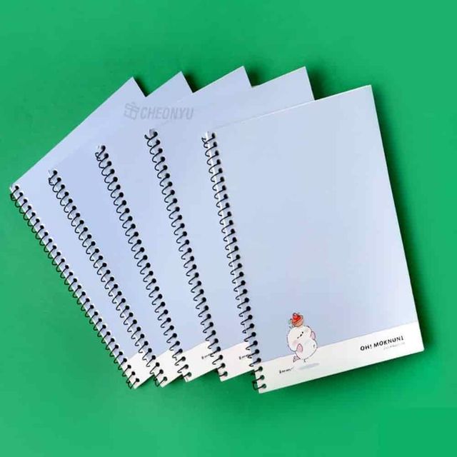 오목눈이 A5스프링노트 5p 랜덤 줄노트 A5노트패드 감사노트 A5노트