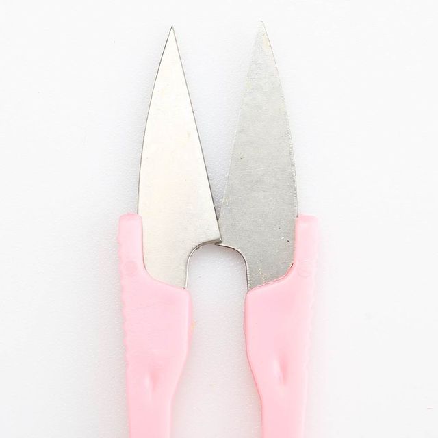 재단가위 실가위 바느질 중형 휴대용 컬러쪽가위