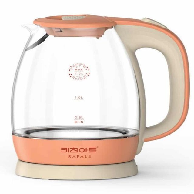유리 전기주전자 1.7L 전기차포트 티포트 무선포트 전기티포트 핸드드립주전자
