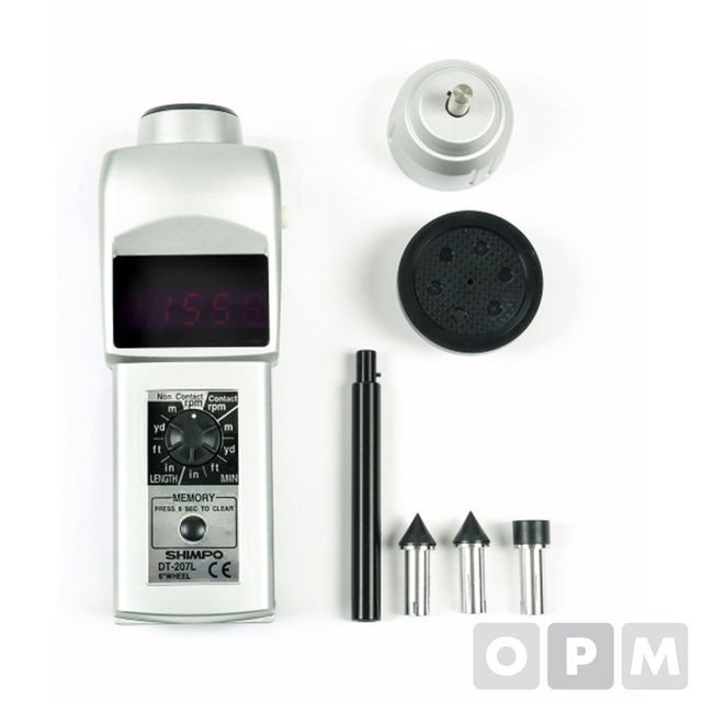 회전계 디지털겸용LED표시형 SHIMPO/DT-207LR