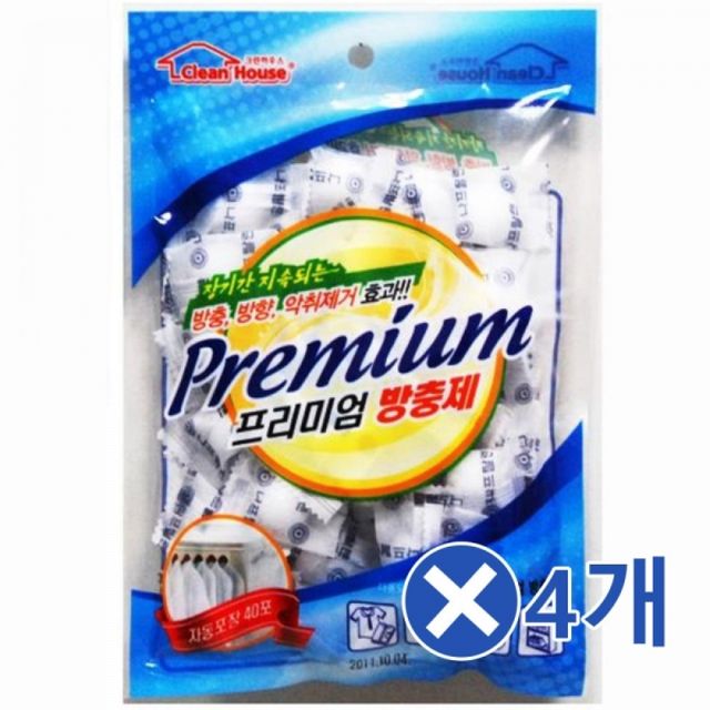 WL 다용도 좀약 방향제 40포x4개 실내용탈취제 나프탈렌