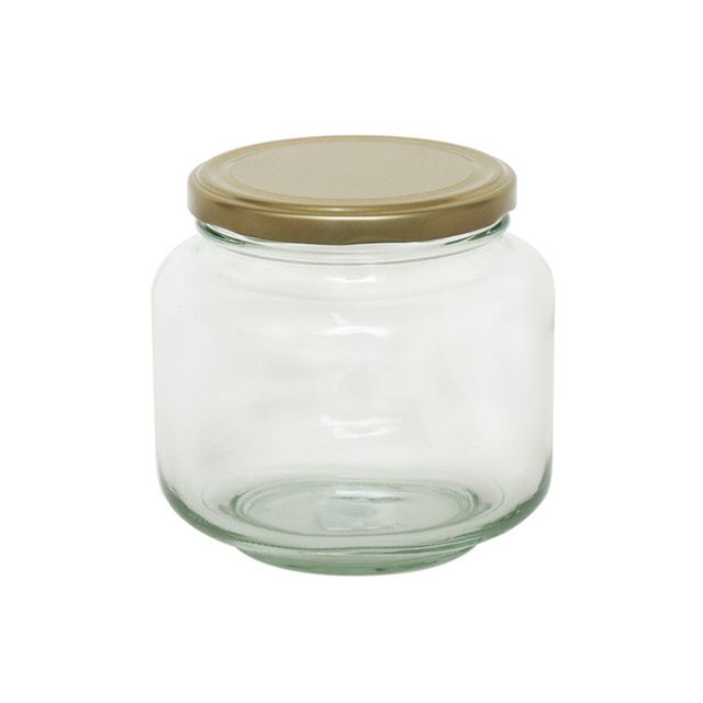 다용도 유리 250ml 저장용기 L형 1P 밀폐 유리병 쨈병