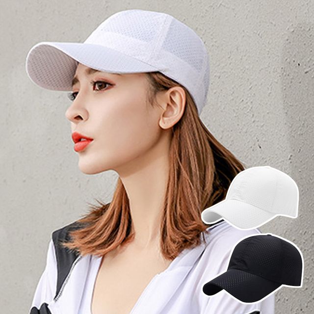 펀칭 스냅백 여름 캡모자 등산모자 커플 볼캡