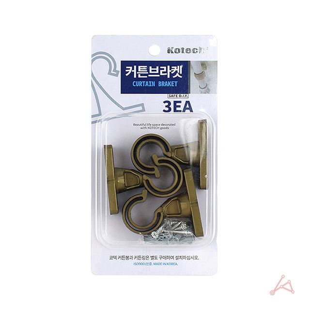 3990 커튼브라켓 색상랜덤 커튼브라켓