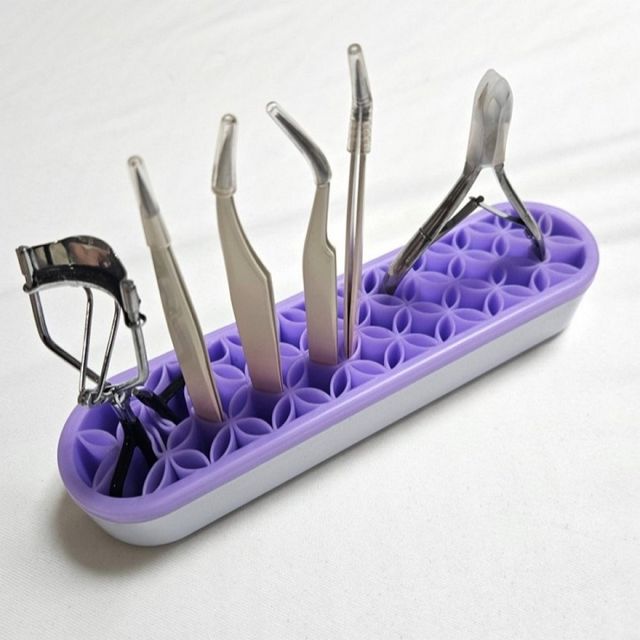 네일 브러시 연필 포켓 다용도 실리콘 케이스 홀더