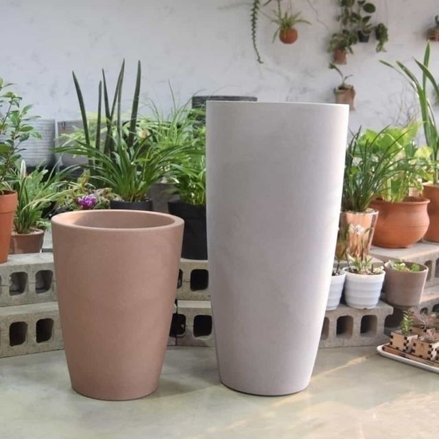 조명화분 43x90 봄꽃화분 대형플라스틱화분