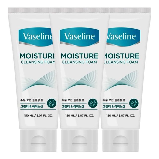 바세린 모이스춰 클렌징 폼 150ml X 3개