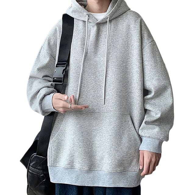 남자 기모 후드티 데일리 신상 오버핏 긴팔 티셔츠