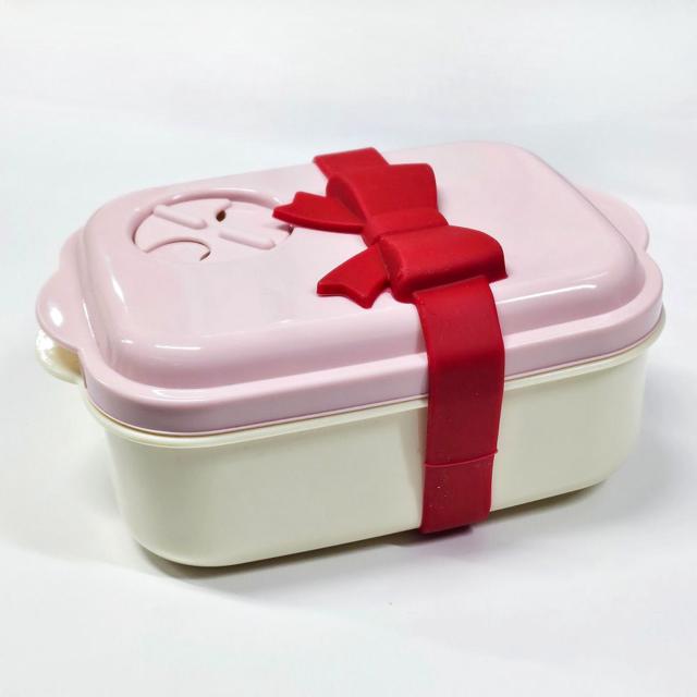야마다 리본 런치 도시락 밴드 - 고정 스트랩 핫핑크