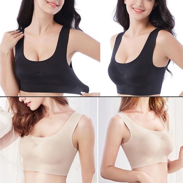 일상 운동 수면 베이직 디자인 탈부착 패드 브라렛