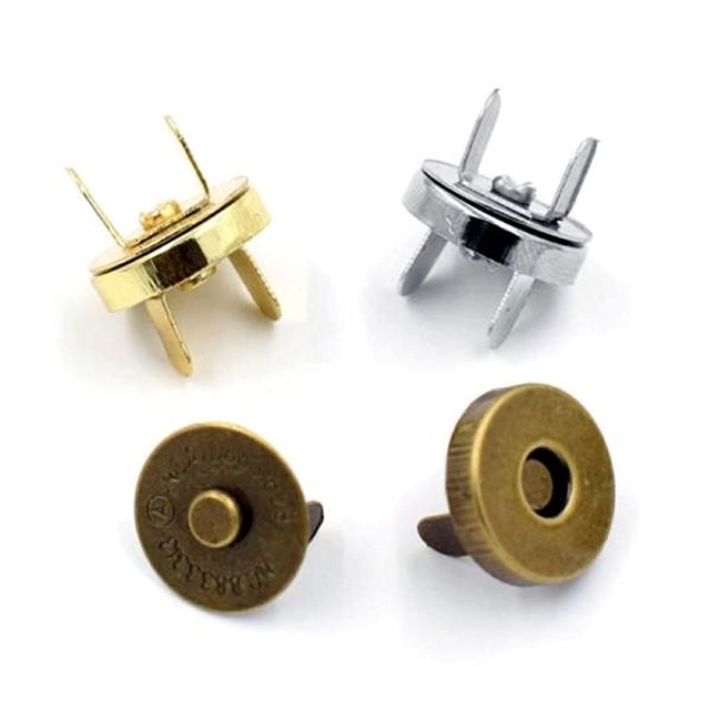 단추 똑딱이 메탈 핀 자석 부자재 가방 마그네틱 14mm