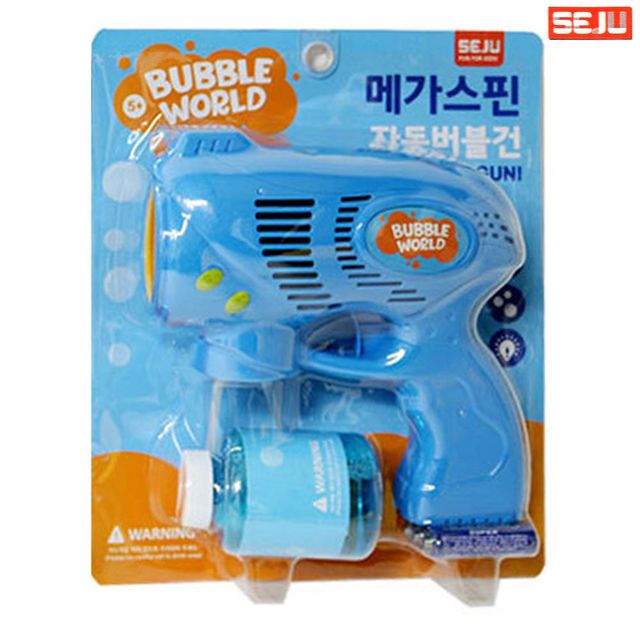메가스핀 버블건 블루 남아선물 어린이야외완구