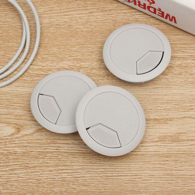 책상 50mm 전선캡 20p 테이블 전선구멍커버 회전형